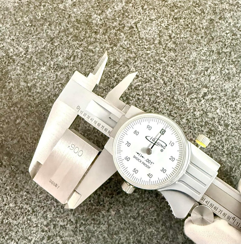 iGaging Premium Movement Dial Caliper 0-6"/0.001" Supreme Precision Maximum Shock Proof Solid Hardened Stainless Steel w/Titanium Casing, #100-120-06 - Image 4